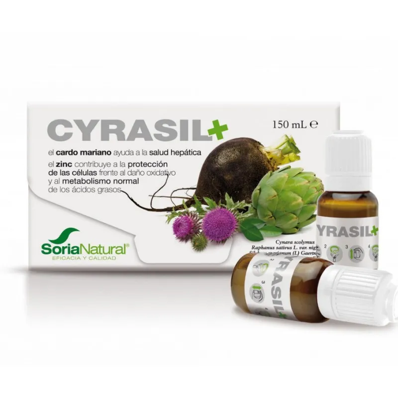 Soria Natural Cyrasil Plus, 15 viales de 10 ml