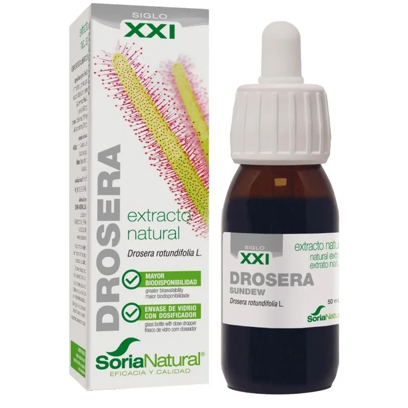 Soria Natural Extracto de Drosera XXI, 50 ml Soria Natural Extracto de Drosera XXI, 50 ml