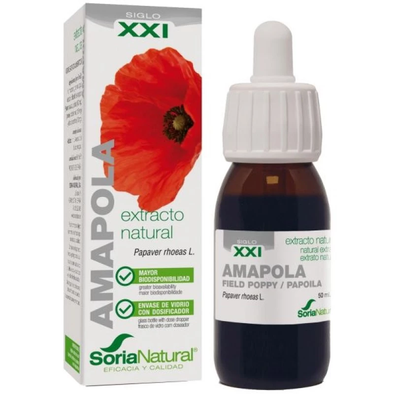 Soria Natural Extracto de Amapola XXI, 50 ml