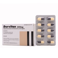 Durvitan 300 mg, 10 capsulas liberacion prolongada