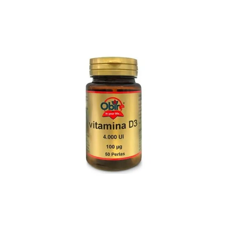 Obire Vitamina D3 4000UI 50 perlas | Farmacia Barata