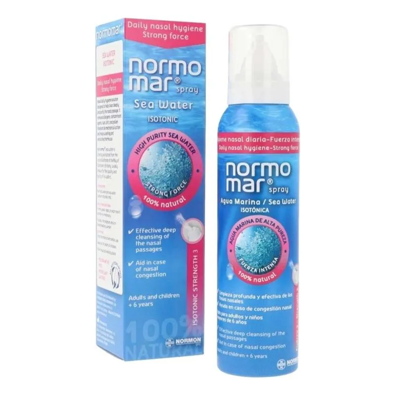 Normomar agua marina spray fuerza 3, 120 ml Normomar agua marina spray fuerza 3, 120 ml