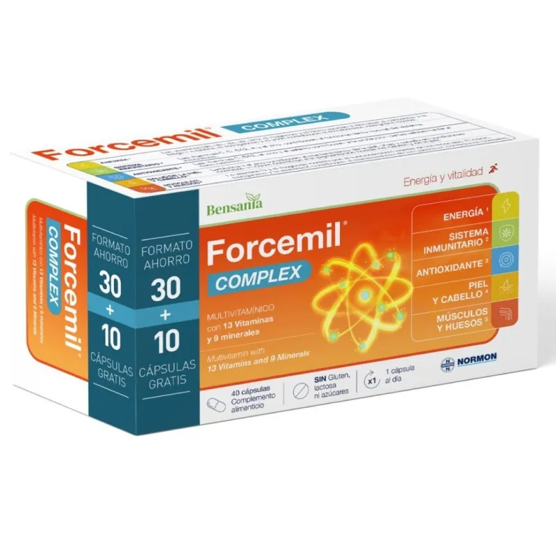 Normovital Forcemil 40 capsulas Normovital Forcemil 40 capsulas