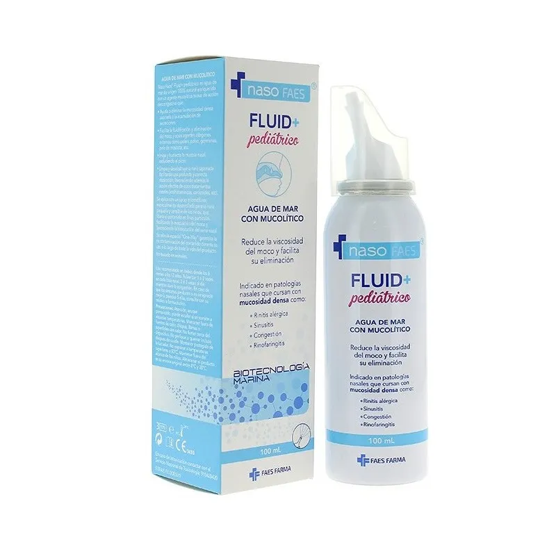 NASO FAES FLUID+ PEDIATRICO LIMPIEZA NASAL  100 NASO FAES FLUID+ PEDIATRICO LIMPIEZA NASAL  100