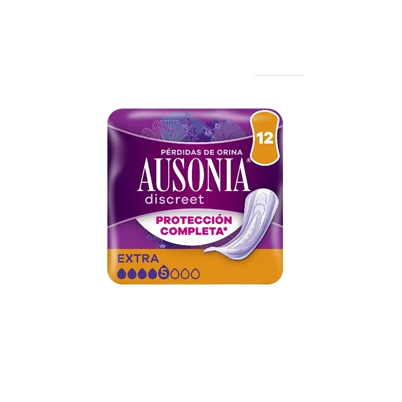 Ausonia Discreet Extra protección completa, 12 compresas