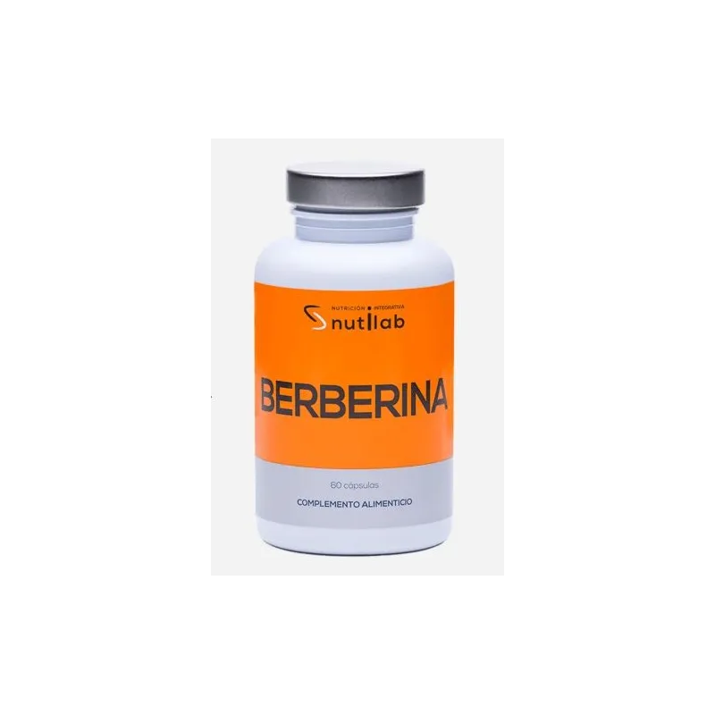 Nutilab Berberina 500 mg, 60 cápsulas. Salud cardiovascular. 