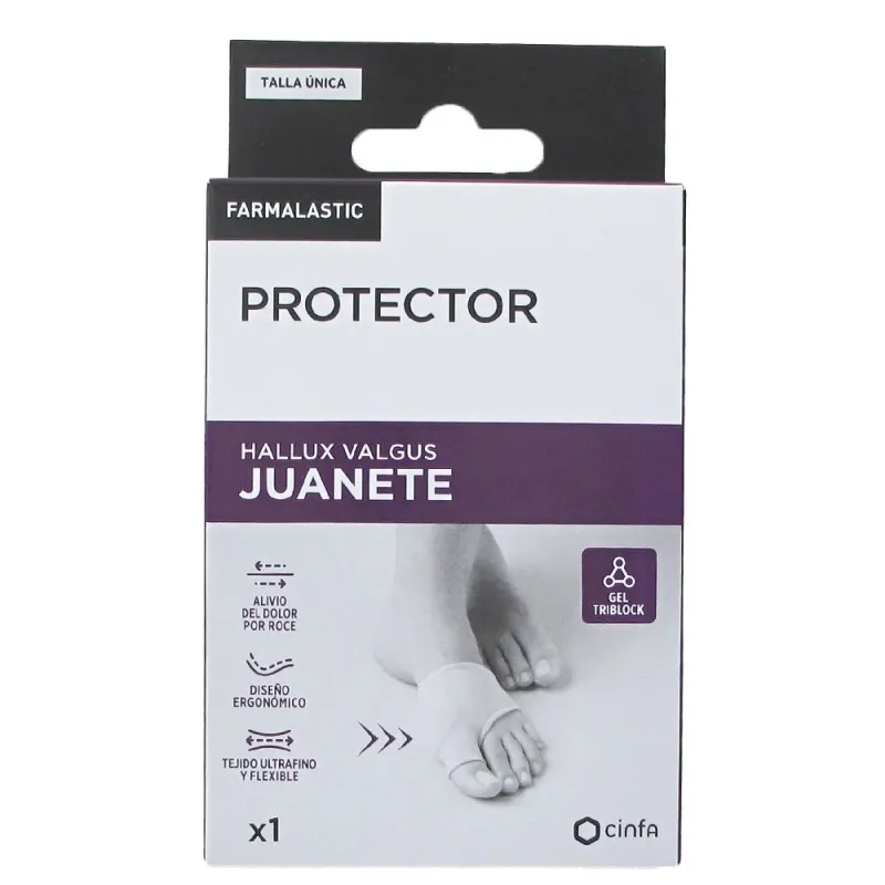 Farmalastic Protector Juanete Talla Unica 36-41, 1 unidad Farmalastic Protector Juanete Talla Unica 36-41, 1 unidad