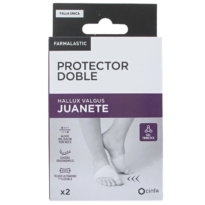 Farmalastic Protector Doble Juanete Talla Unica Farmalastic Protector Doble Juanete Talla Unica