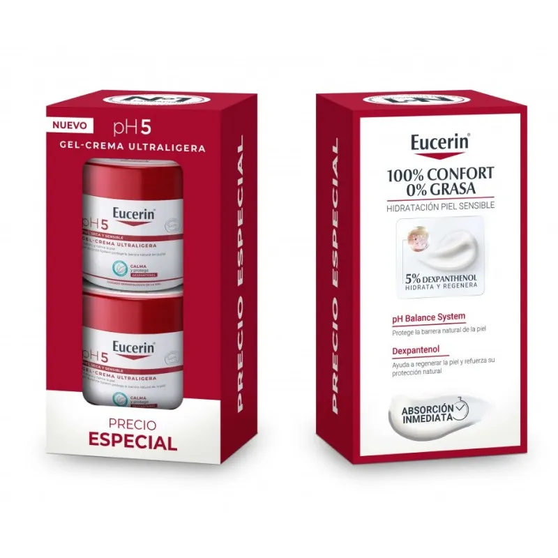 Eucerin Duplo PH5 Ultraligera, 2x350 ml Eucerin Duplo PH5 Ultraligera, 2x350 ml