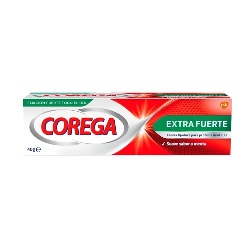 Corega extra fuerte, 40g.