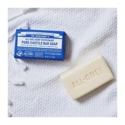 Dr. Bronner Jabón Menta, 140g Bio Dr. Bronner Jabón Menta, 140g Bio