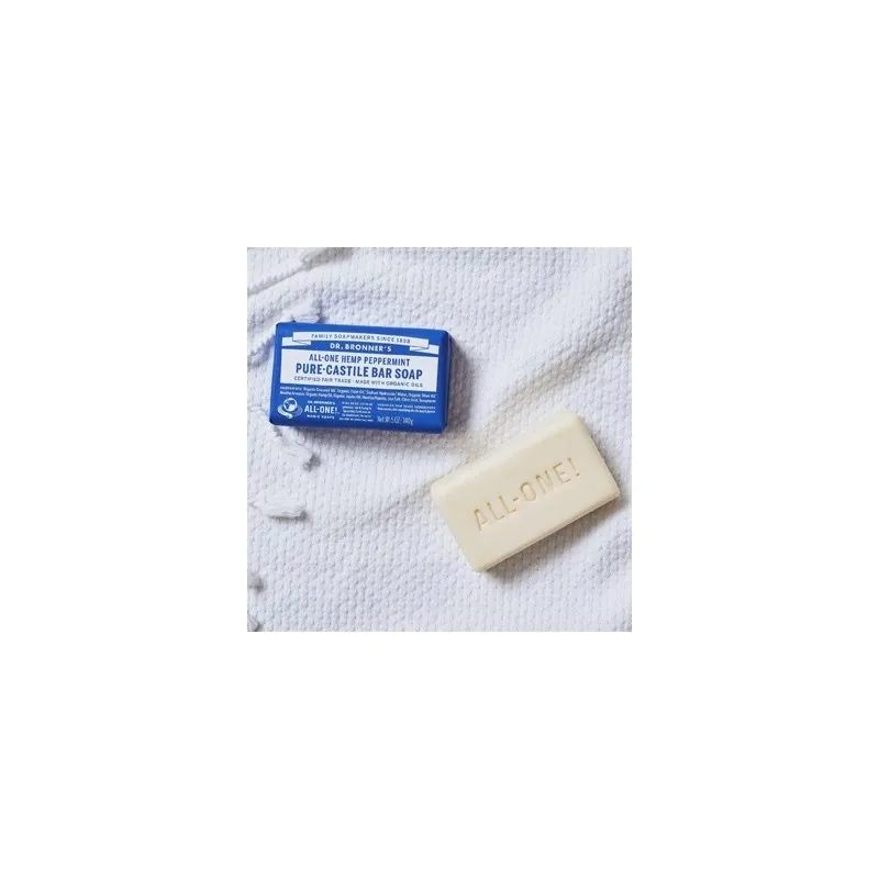 Dr. Bronner Jabón Menta, 140g Bio Dr. Bronner Jabón Menta, 140g Bio