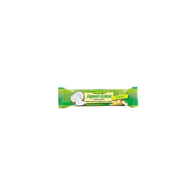 Rapunzel Barrita de Coco y Jengibre 40 gr | Farmacia Barata
