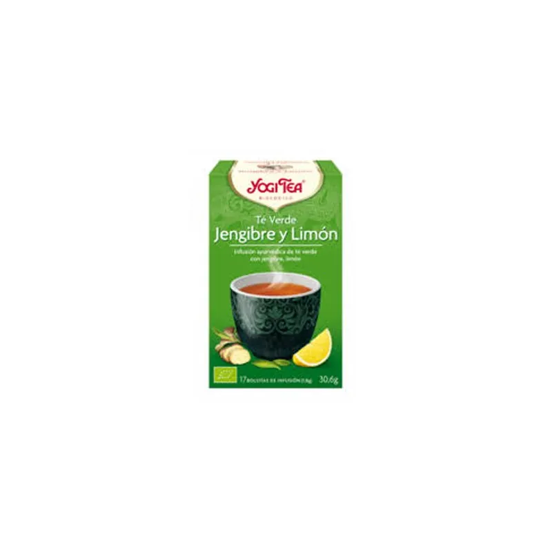 Yogi Tea Verde Jengibre Limón Ecológico | Farmacia Barata