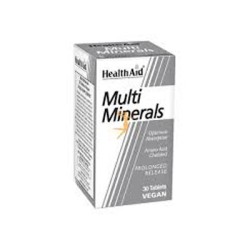 Health Aid Multiminerales, 30 Comprimidos