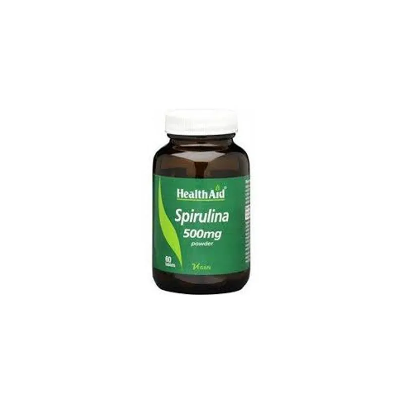 Espirulina 500mg 60 comp. Health Aid | Farmacia Barata