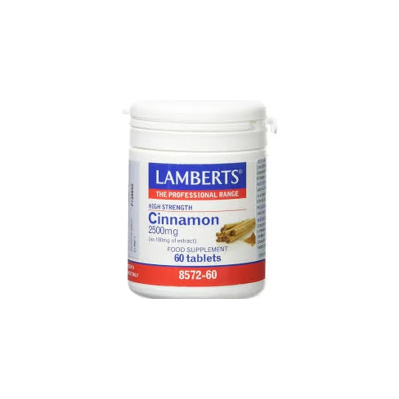 Canela 2500 mg 60 Comprimidos Lamberts | Farmacia Barata