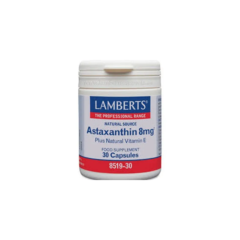 Lamberts Astaxantina con Vitamina E, 30 cápsulas | Farmacia Barata