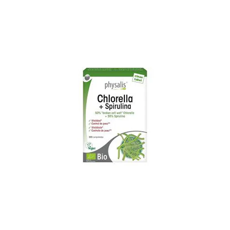 Chlorella + Spirulina 200 Comprimidos | Farmacia Barata