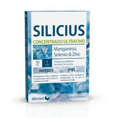 Dietmed Silicius Concentrado Ultrafino, 30 cápsulas.