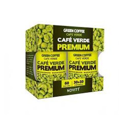 Novity Café Verde Premium, 60 comprimidos, 2 blister de 30 unidades
