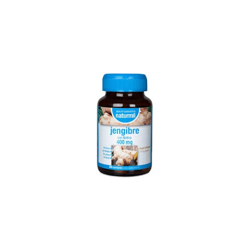 Jengibre 400 mg 60 Comprimidos Naturmil | Farmacia Barata Jengibre 400 mg 60 Comprimidos Naturmil | Farmacia Barata