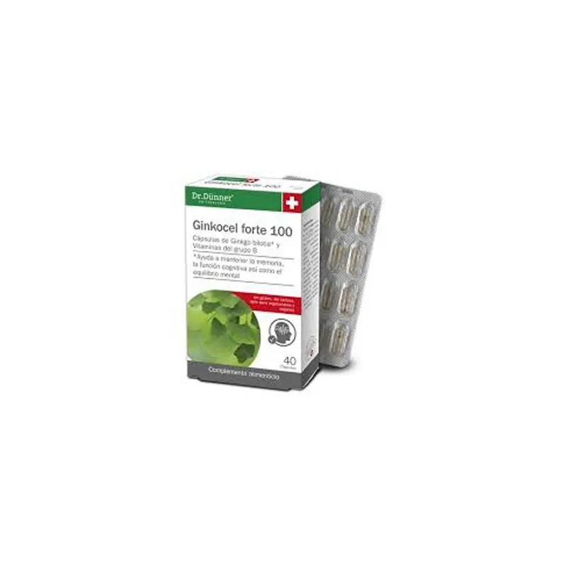 Dr. Dünner Ginkocel Forte 40 cápsulas | Farmacia Barata