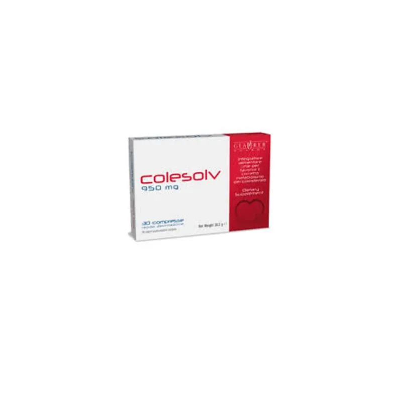 Glauber Pharma Gl Colesolv 30 comprimidos | Farmacia Barata