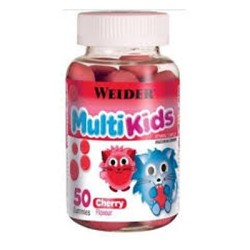 Weider Gominolas Multikids Up Cherry, 50 unidades
