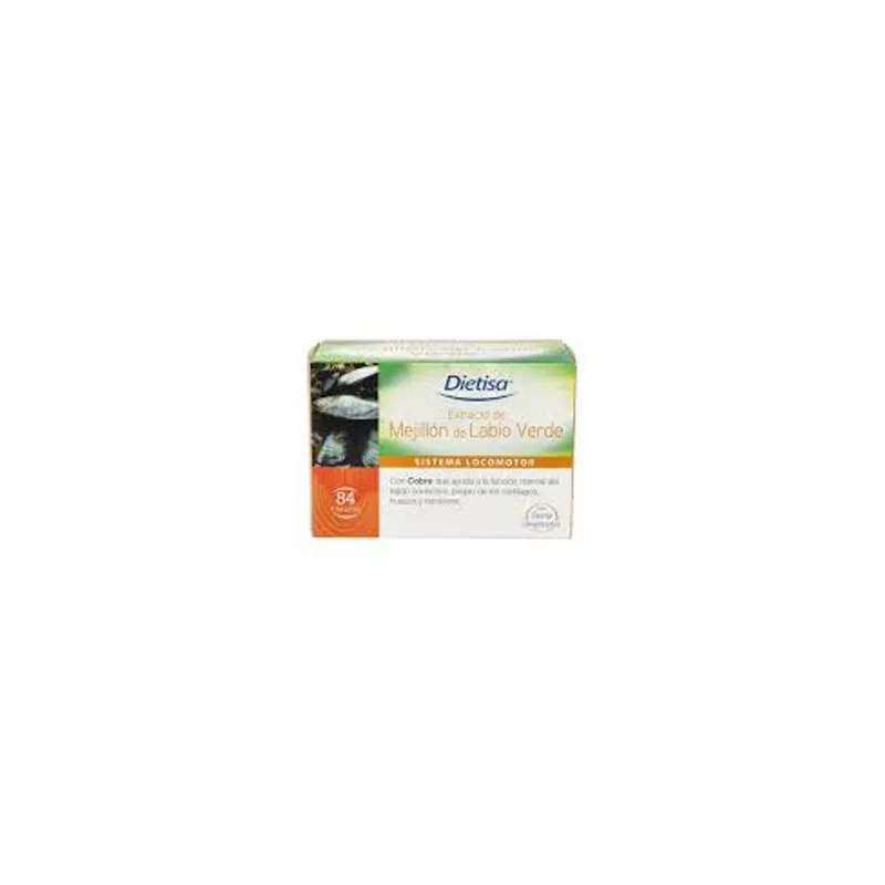 Dietisa Mejillón Labio Verde 84 Cápsulas | Farmacia Barata