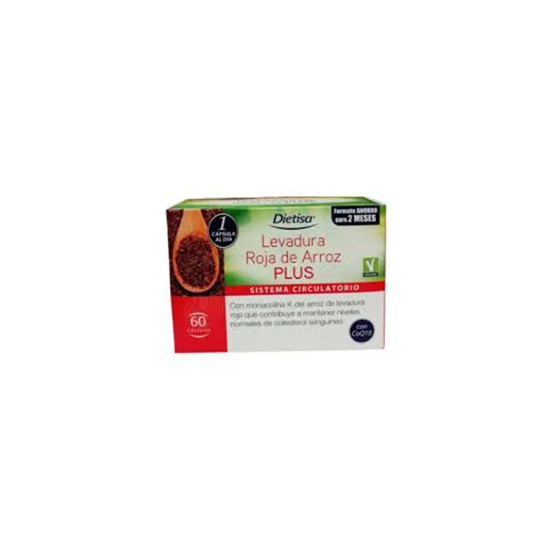 Dietisa Levadura Roja de Arroz Plus | Farmacia Barata