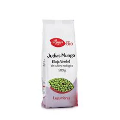 El Granero Judía Mungo Soja Verde Bio, 500 gramos