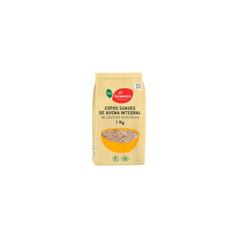 El Granero Copos de Avena Suaves Bio 1 kg | Farmacia Barata