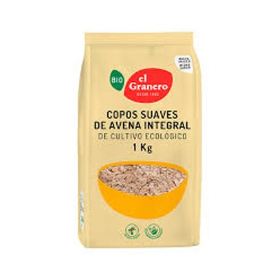 El Granero Copos de Avena Suaves Bio, 1 kg
