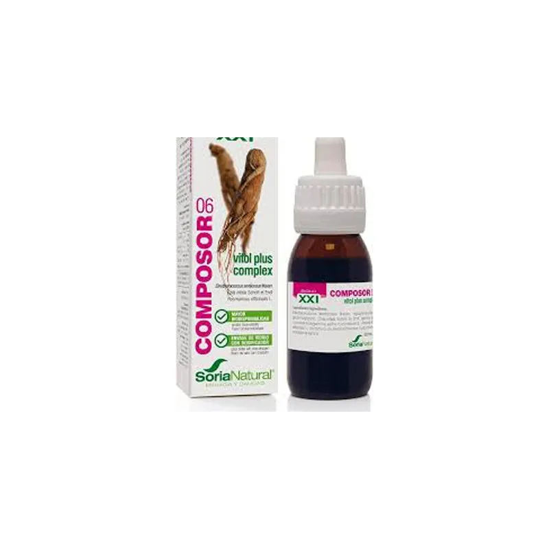 Soria Natural Composor 6 Vitol Plus Complex, 50 ml | Farmacia Barata