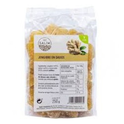 Int-salim Jengibre en Dados, 250 gr.