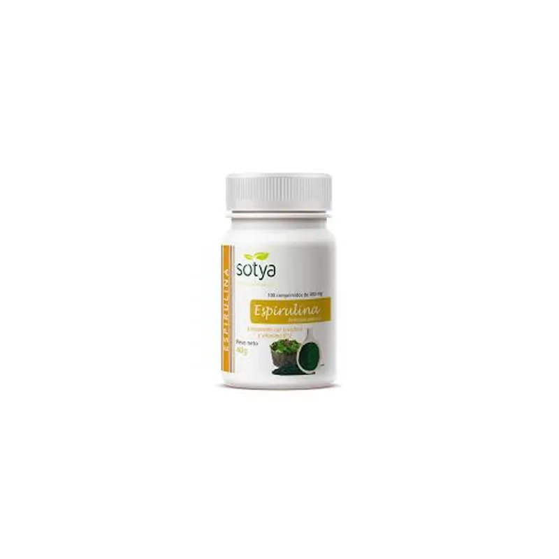 Sotya Espirulina 100 comprimidos 400 mg | Farmacia Barata
