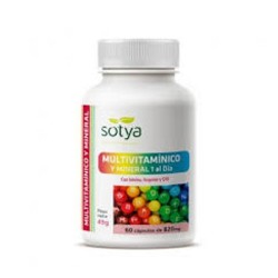 Sotya Multivitamínico y Mineral, 60 Cápsulas de 820 mg
