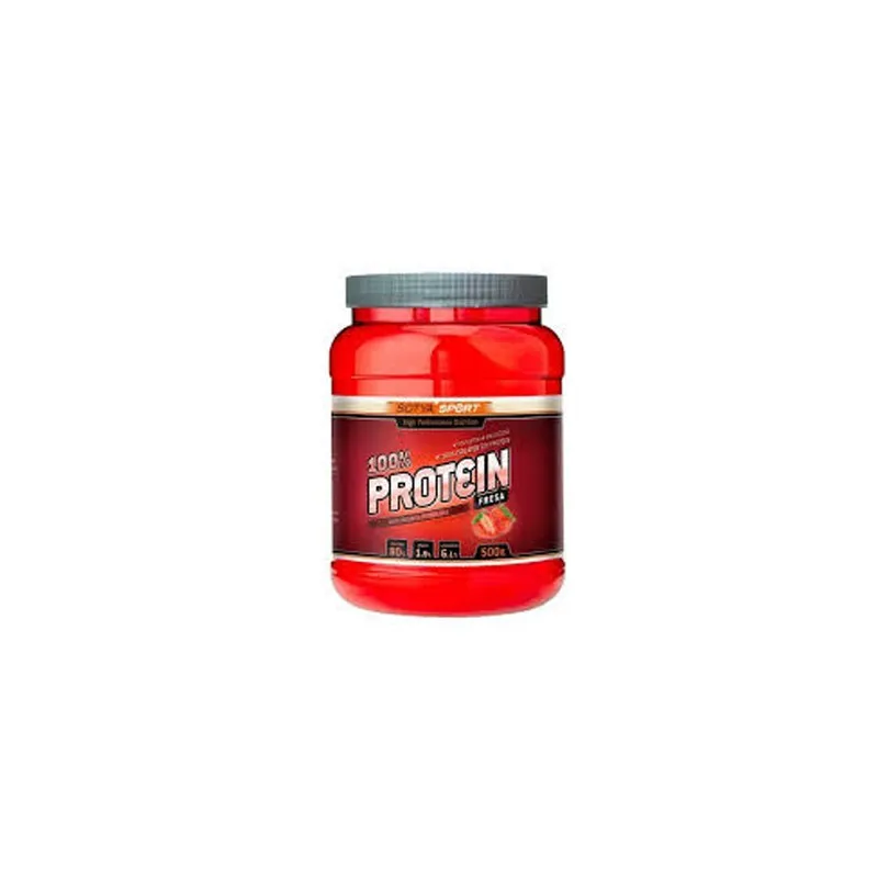 Proteínas de Soja 100% Fresa 500 g | Farmacia Barata