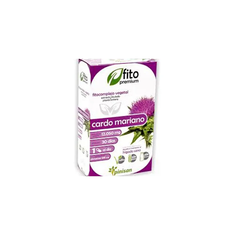 Fito Premium Cardo Mariano 30 cápsulas | Farmacia Barata