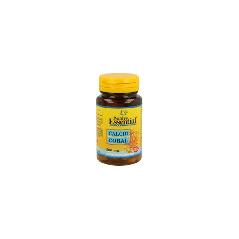 Nature Essential Calcio Coral 500 mg 50 Cápsulas | Farmacia Barata