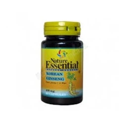 Nature Essential Ginseng Koreano, 50 cápsulas de 400 mg.