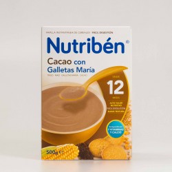 Nutribén Cacao con Galletas María, 500g.