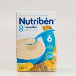 Nutribén 8 Cereales Galletas María, 600g.
