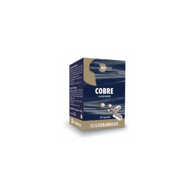 Cobre Oligogranulos 50 cápsulas de Waydiet | Farmacia Barata
