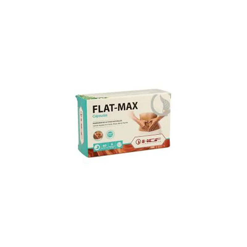 Flat-Max Carbon Vegetal 60 cápsulas | Farmacia Barata
