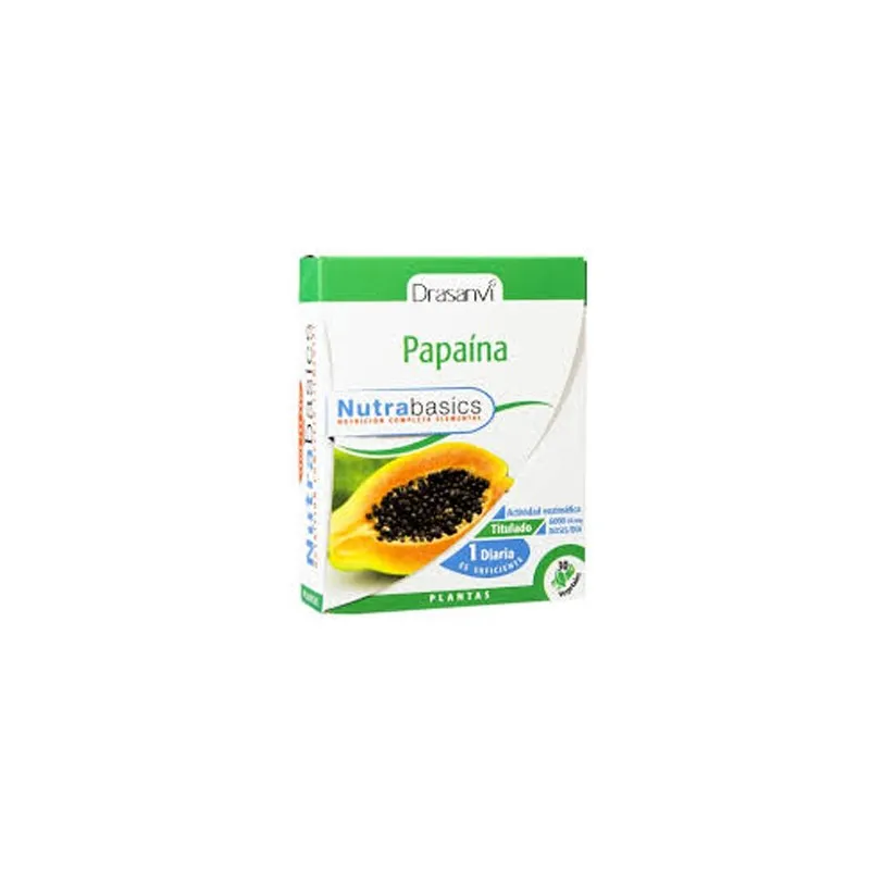Drasanvi Nutrabasics Papaina 30 cápsulas | Farmacia Barata