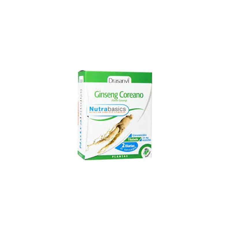 Drasanvi Nutrabasics Ginseng Coreano | Farmacia Barata Drasanvi Nutrabasics Ginseng Coreano | Farmacia Barata
