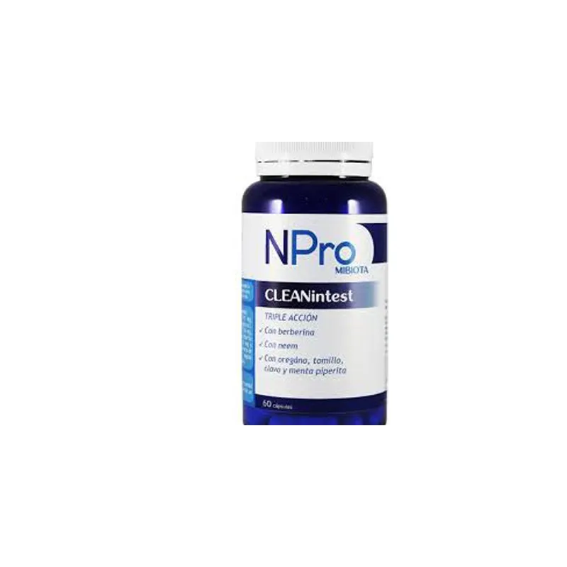 Npro Mibiota CLEANintest 60 cápsulas | Farmacia Barata