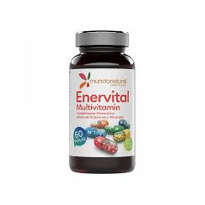 Mundo Natural Enervital Multivitamin, 60 cápsulas